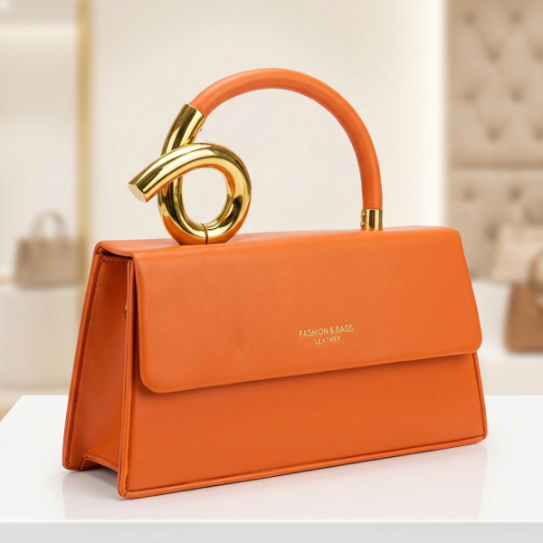 Aurora Loop Luxe Top-Handle Bag