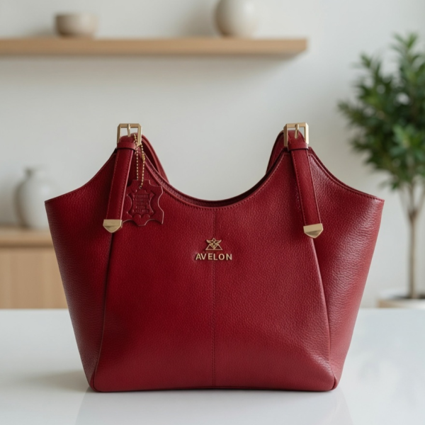 Avelon Crimson Elegance Tote