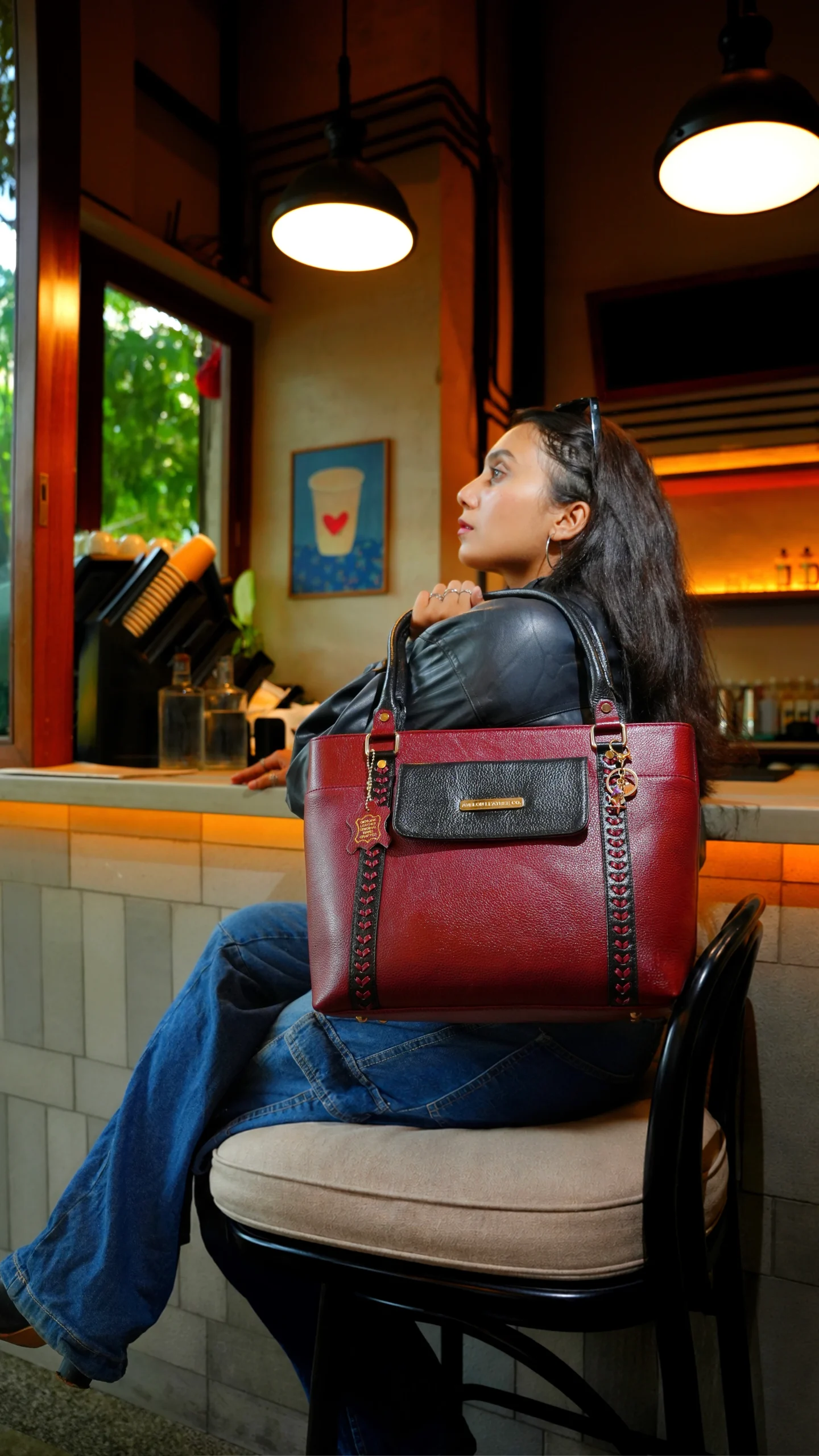 Red Heart Handbag